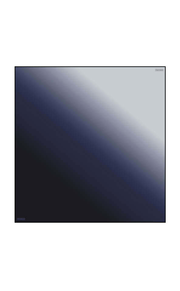 Navy Blue Ice Blue Gradient Sura Silk Square Scarf - Bursa İpek