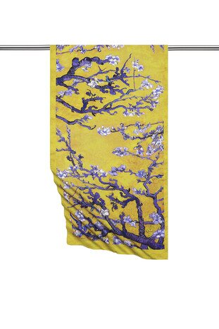 Oil Green Almond Blossom Silky Foulard 