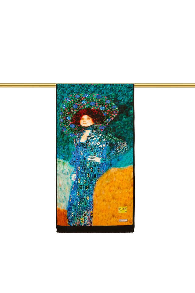 Oil Green Emile Föge Silk Painting Foulard - 3