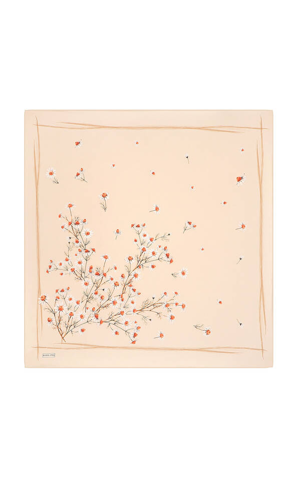 كريم ديزي نمط حك الحرير وشاح 