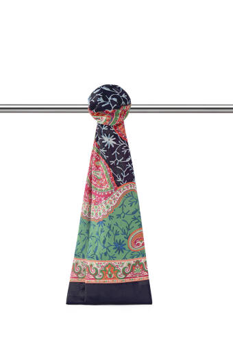 Black Shawl Pattern Soft Shawl 