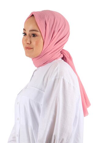 Pink Imported Bamboo Scarf - Thumbnail