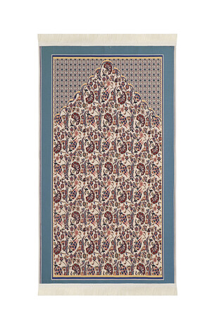 Pomegranate Flower Carnation Tulip Pattern Tapestry Prayer Rug 