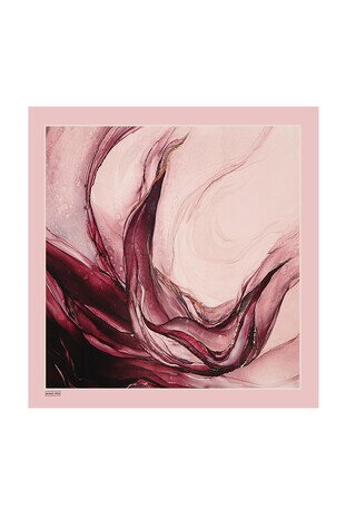 Powder Granite Pattern Sura Silk Scarf 