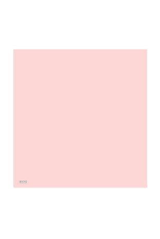 Powder Plain Color Sura Silk Square Scarf - Thumbnail