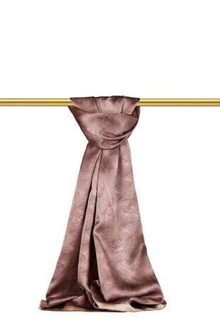 Pudra Fırça Desen İpek Şal 