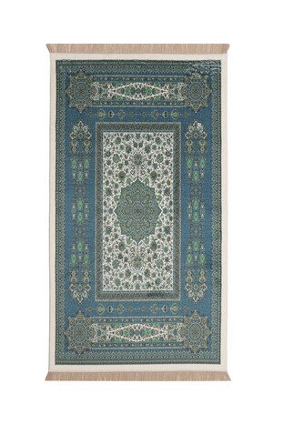 Purple Bamboo Carpet Prayer Rug 