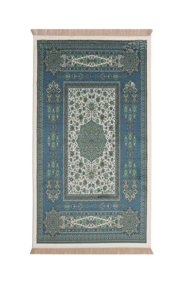 Purple Bamboo Carpet Prayer Rug - Bursa İpek
