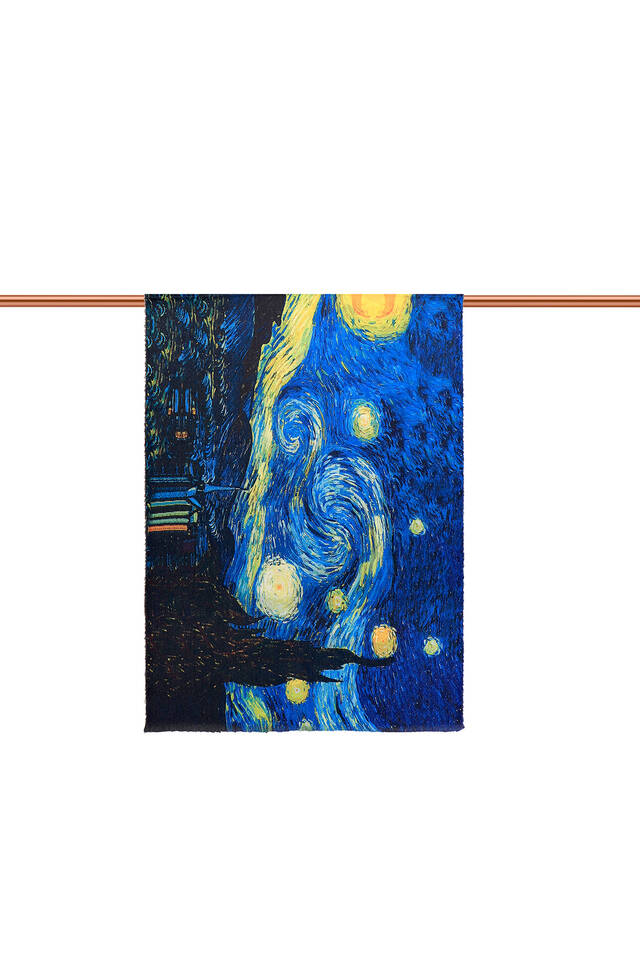 Saks Starry Nights نمط شال الشتاء - 3