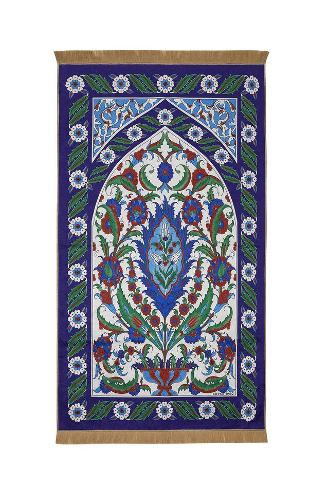 Saks Velvet Carpet Prayer Rug 
