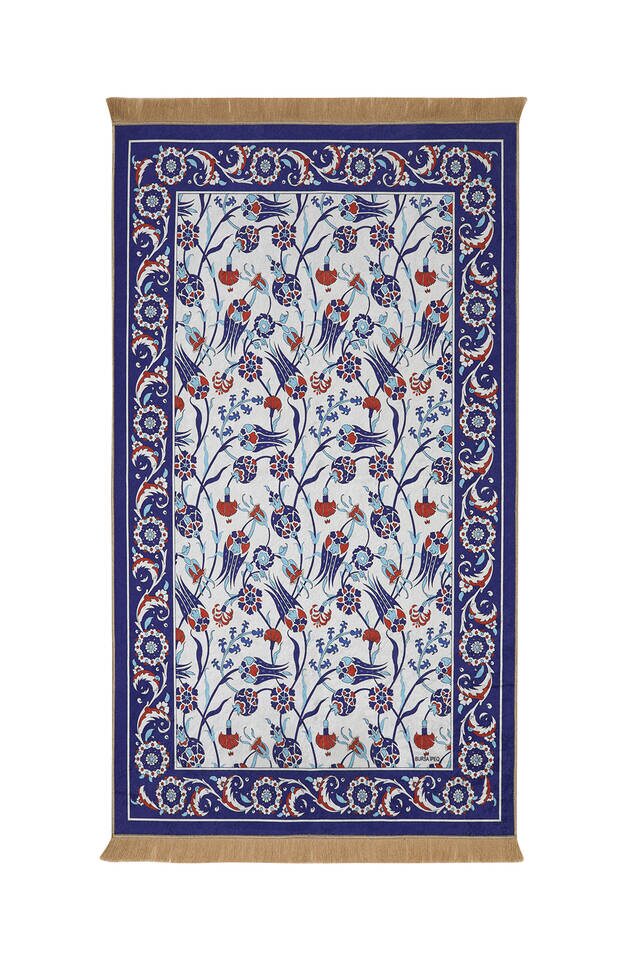 Saks Velvet Carpet Prayer Rug - Bursa İpek