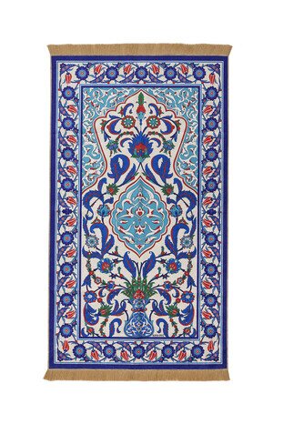 Saks Velvet Carpet Prayer Rug - Thumbnail