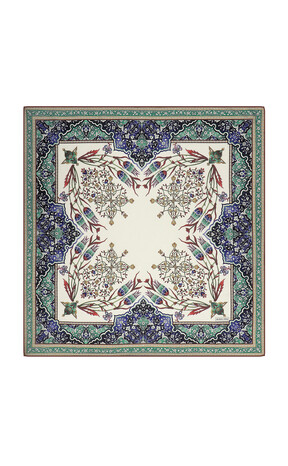 Bordo Şamdan Lale Desen Soft Eşarp 