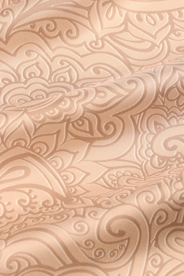 Somon Sanat Desen Twill İpek Eşarp - 4