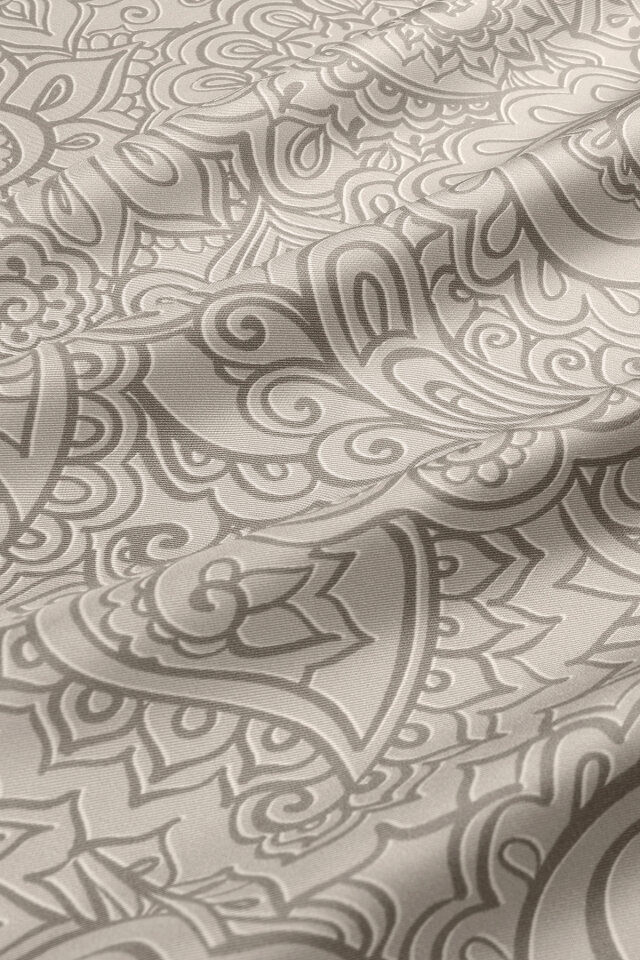 Taş Sanat Desen Twill İpek Eşarp - 4