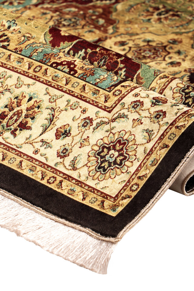 Gold Sponge Velvet Prayer Rug - 2