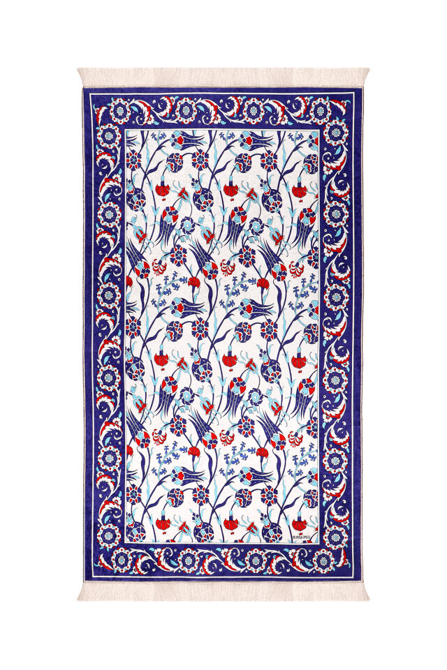 Saxe Sponge Velvet Prayer Rug 
