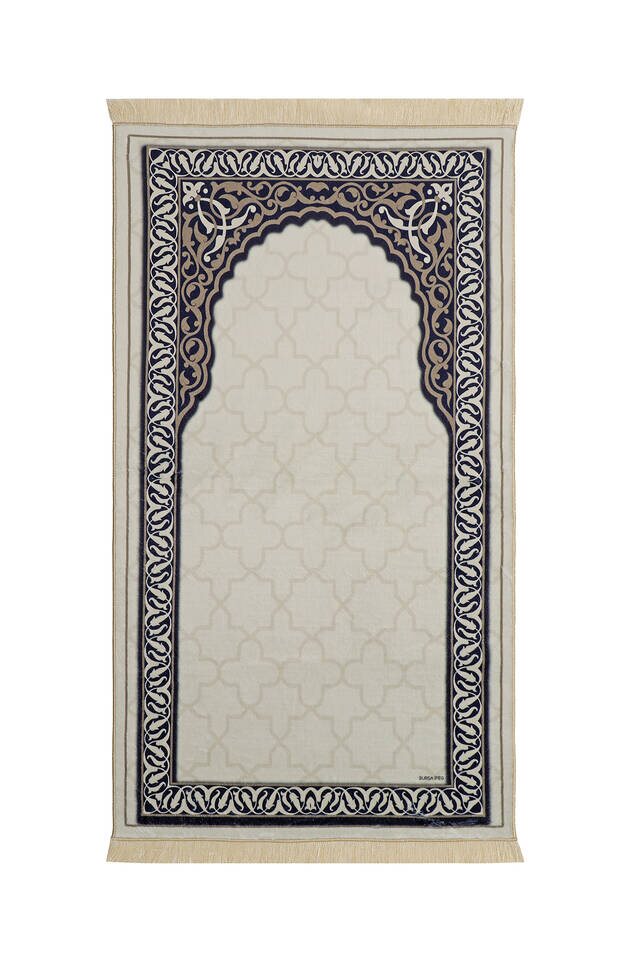 Stone Bamboo Carpet Prayer Rug - Bursa İpek