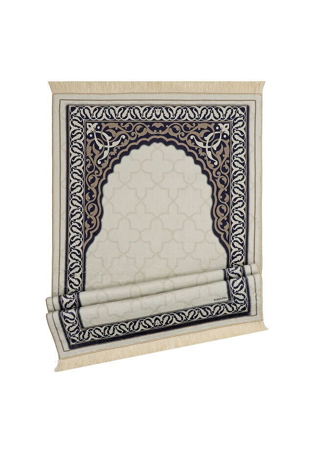Stone Bamboo Carpet Prayer Rug - 4