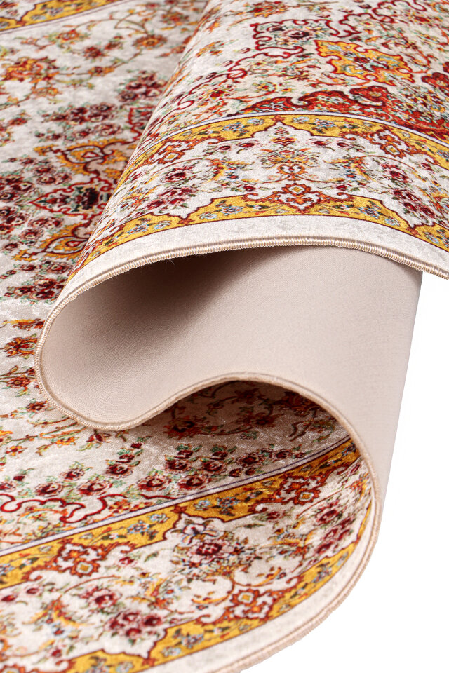 Hardal Süngerli Kadife Seccade - 3