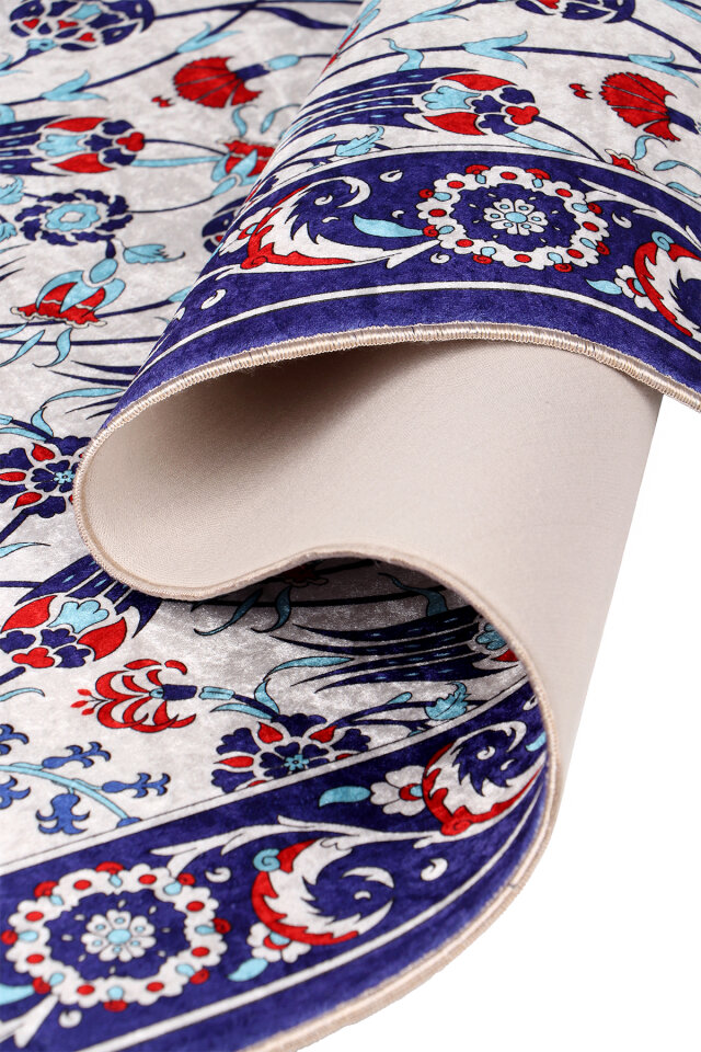 Saks Süngerli Kadife Seccade - 3