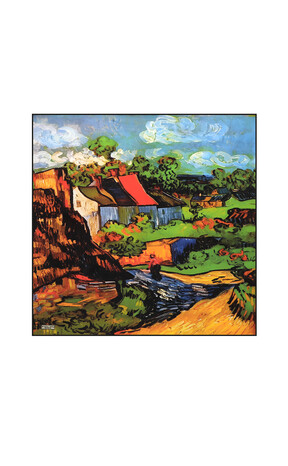 Taba Home Pattern Silk Pocket Square 