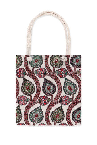 Ivy Pattern Tapestry Shoulder Bag 