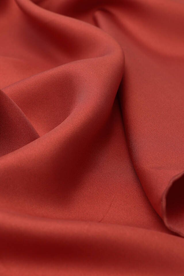 Tile Solid Color Twill Silk Square Scarf - 3