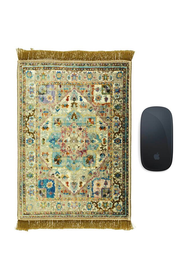 Turkuaz Bambu Mousepad - 1