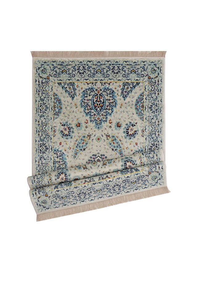 Water Green Bamboo Carpet Prayer Rug - 4