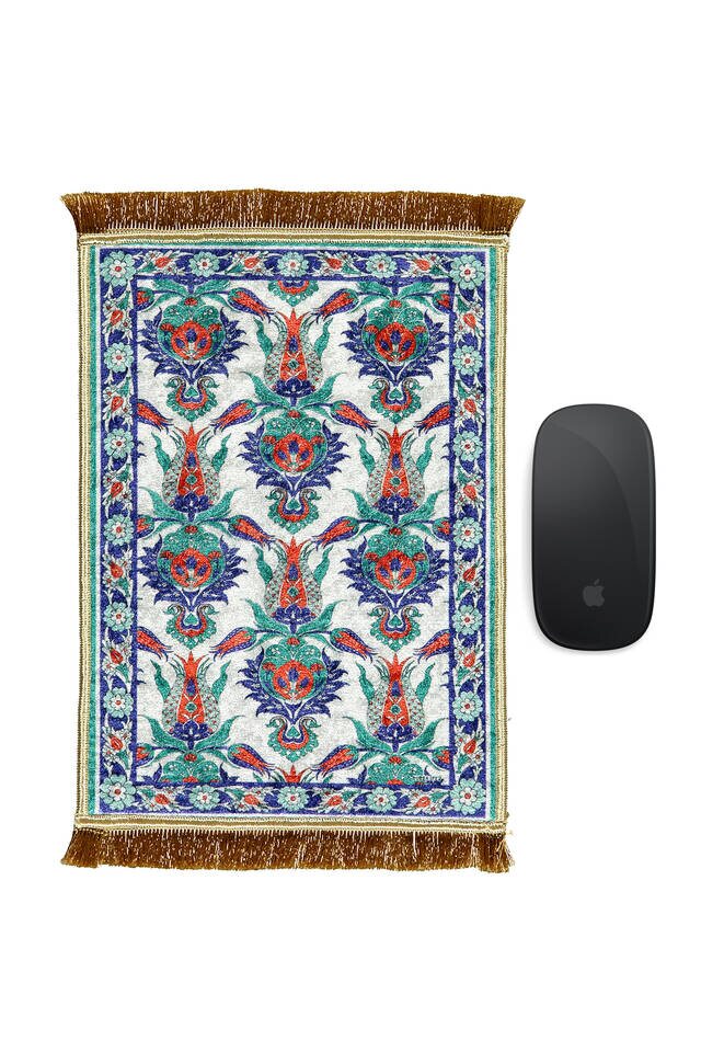 Water Green Decorative Small Carpet Mousepad 