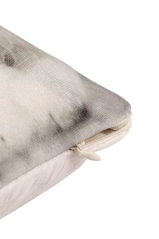 White Cat Pattern Decorative Pillow - Thumbnail