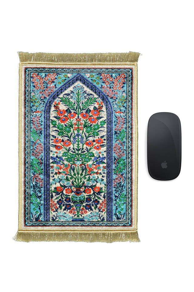 White Decorative Small Carpet Mousepad 
