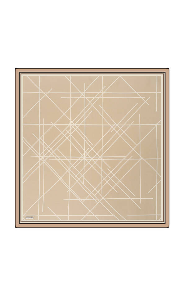 حجر الصدى نمط حك الحرير وشاح 