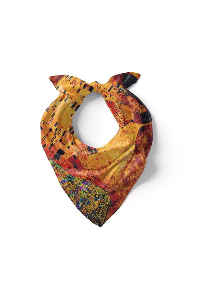 Yellow Kiss Silky Pocket Square - 2