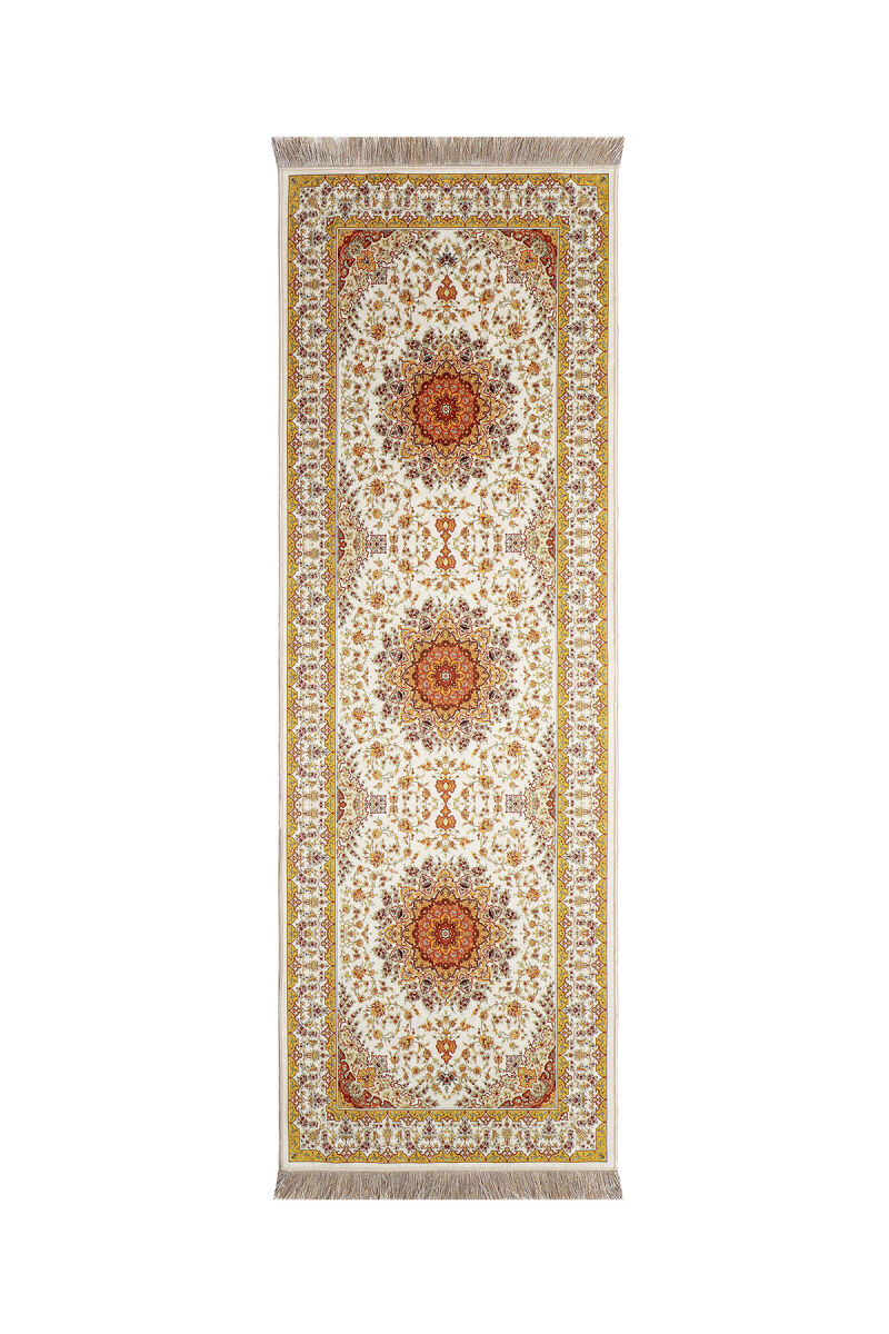 Yellow Velvet Runner Set - 2