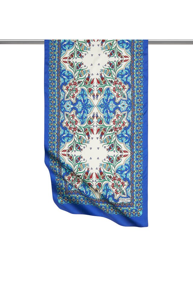 أخضر زنبق بلاط نمط ضيق حريري فولارد 